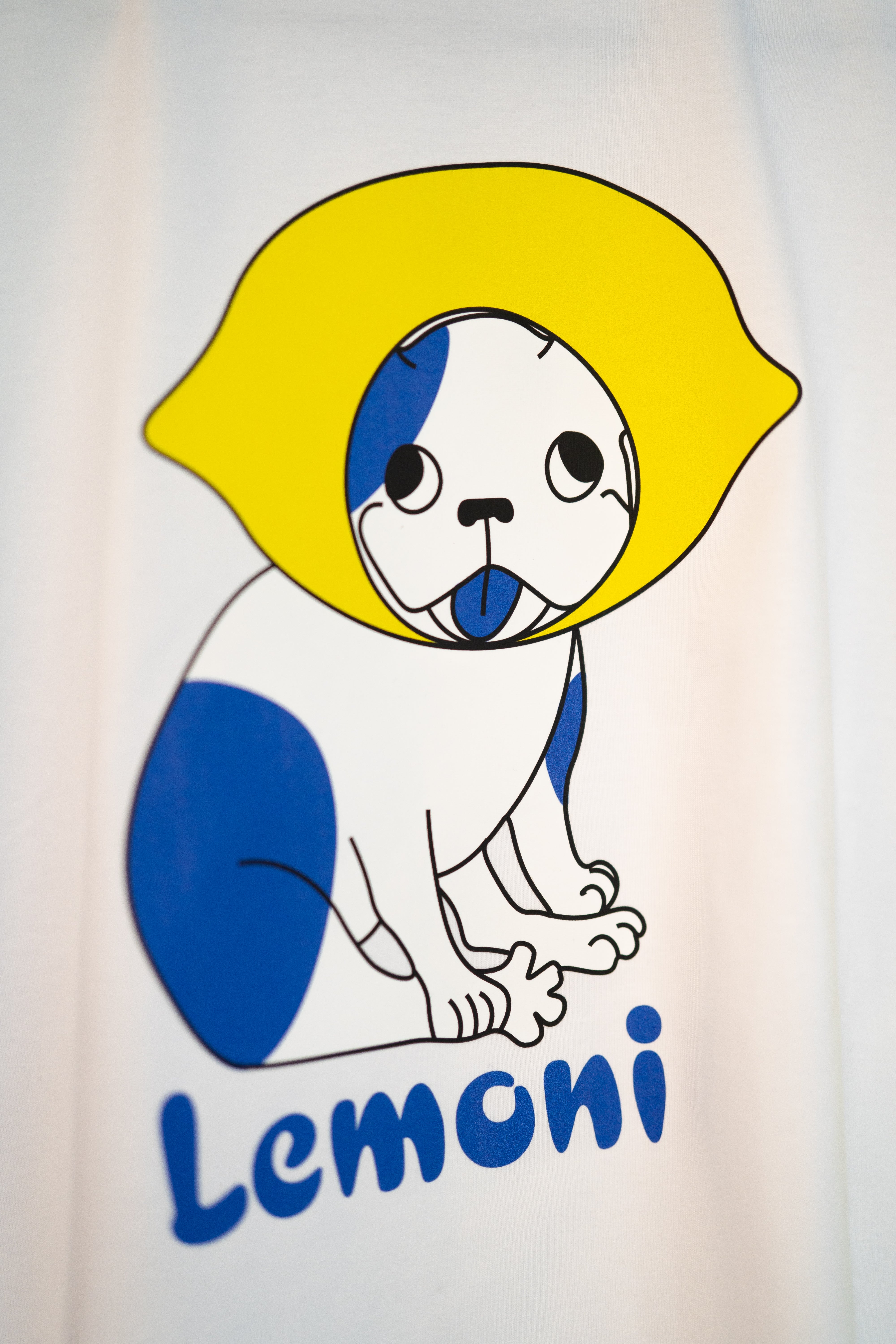 Girls´ and boys´ classic T-shirt with Lemon-dog print - Lemoni Boutique