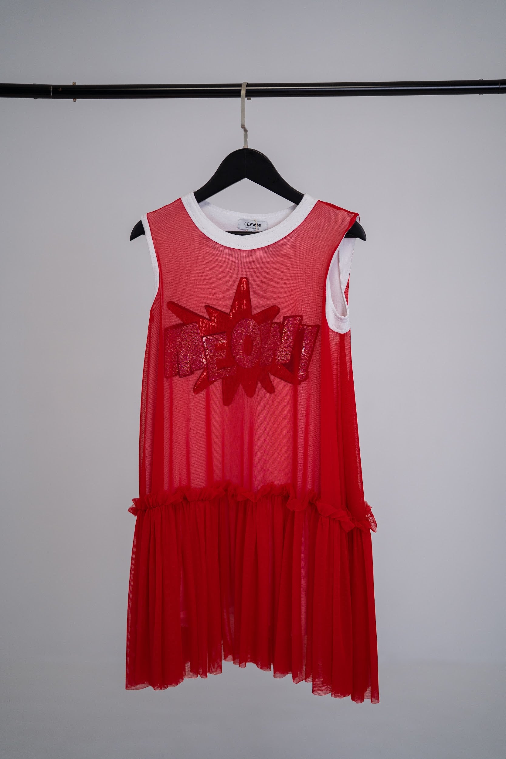 Girls´ dress MEOW - sleeveless
