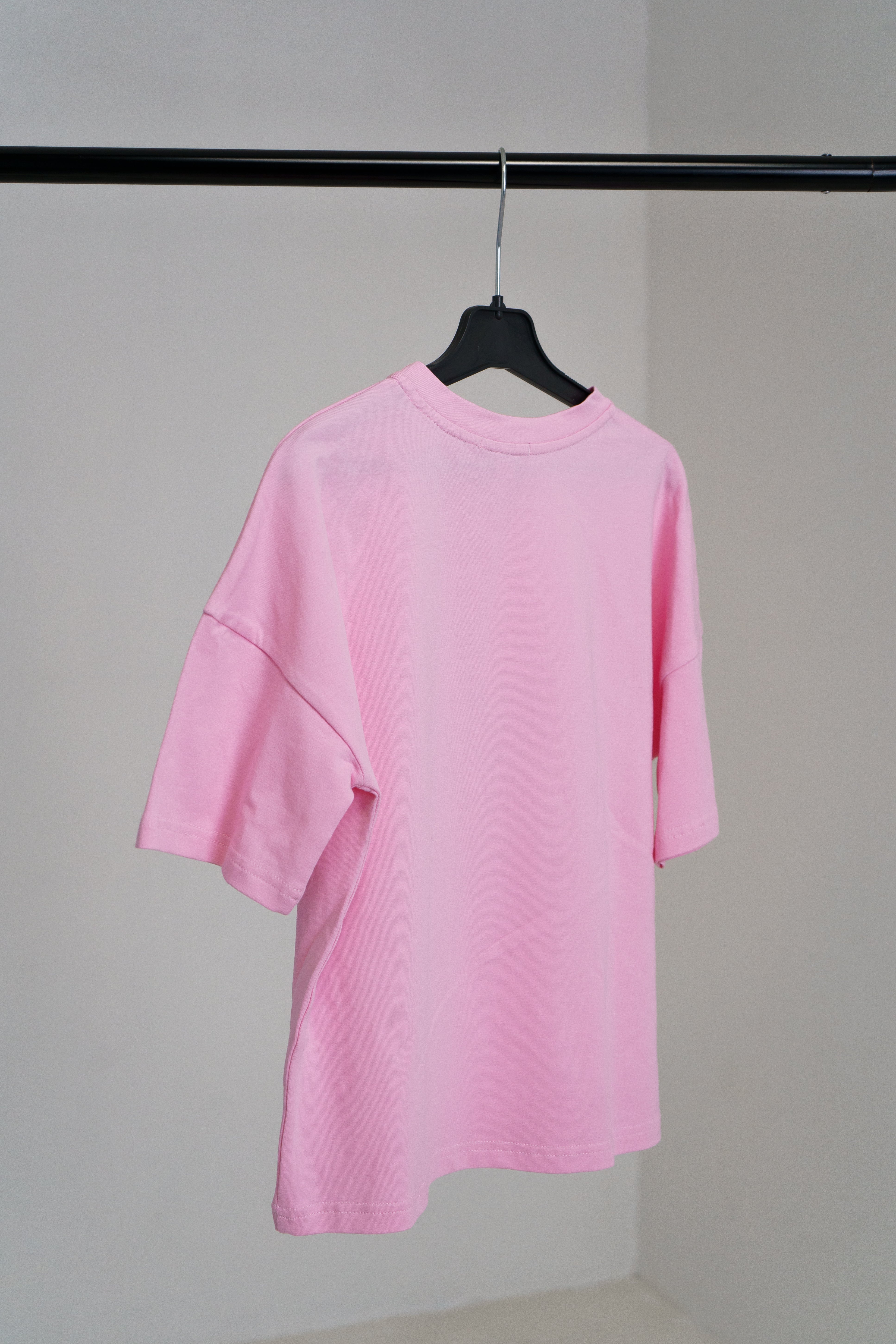 Girls´ T-shirt with French Bulldog print - pink