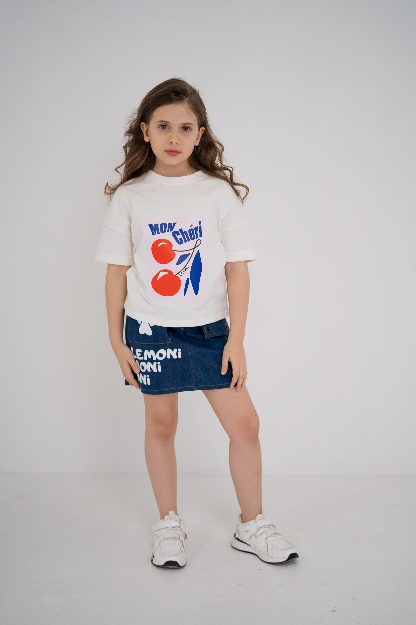 MON CHÉRI Oversized T-Shirt for Kids – Playful French-Inspired Style