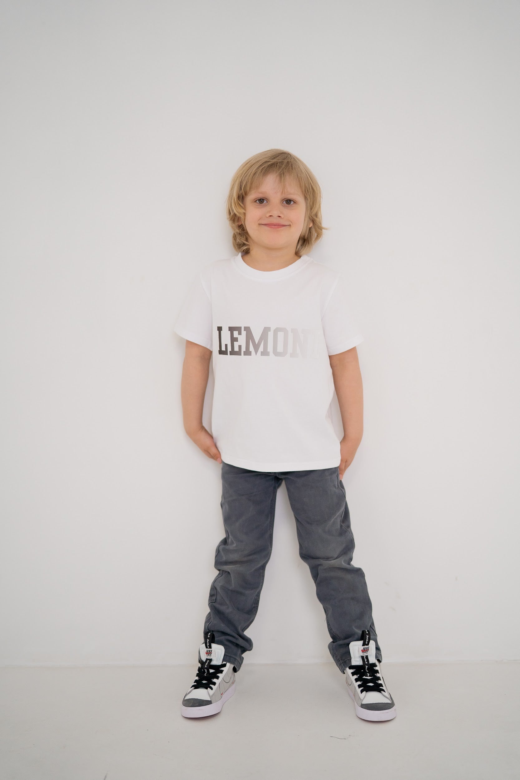 Unisex Cotton Classic white T-Shirt LEMONI