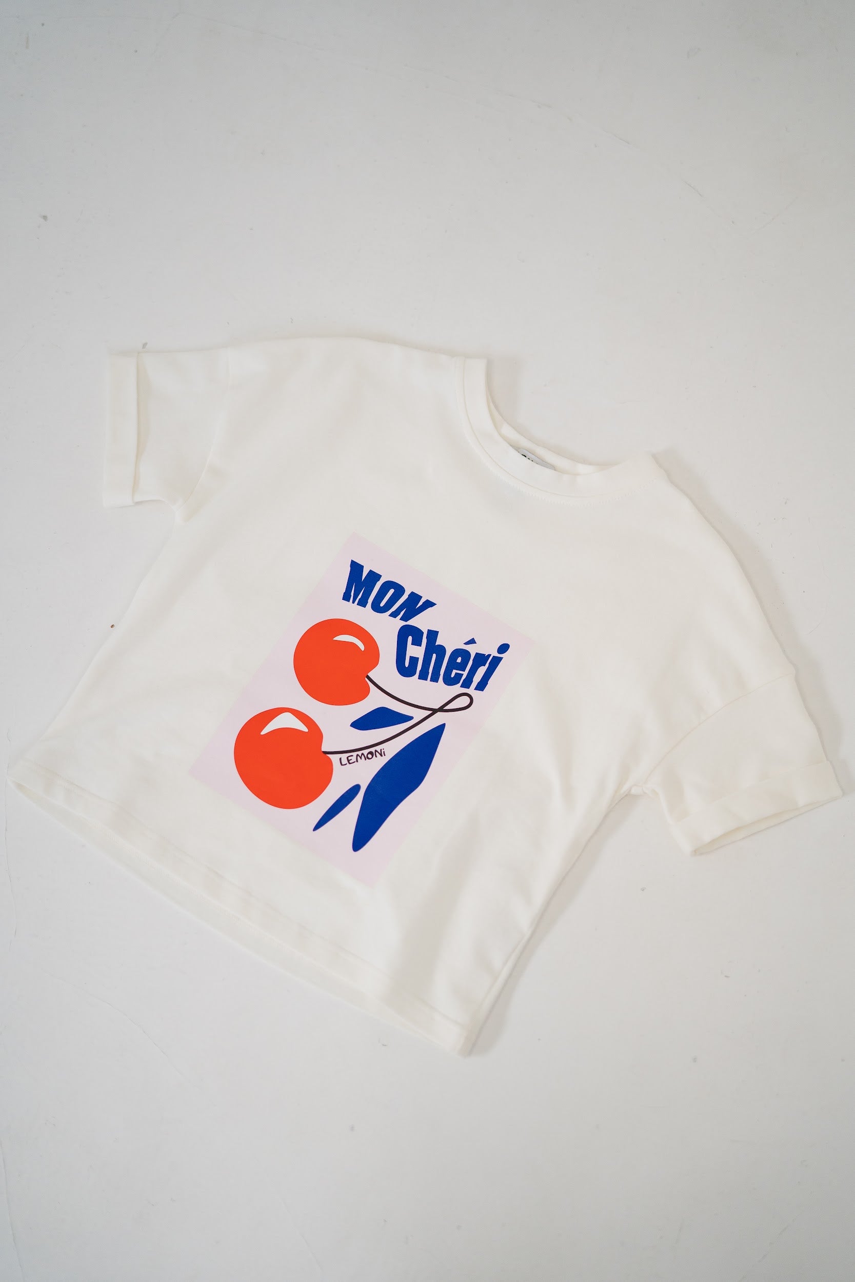 MON CHÉRI Oversized T-Shirt for Kids – Playful French-Inspired Style