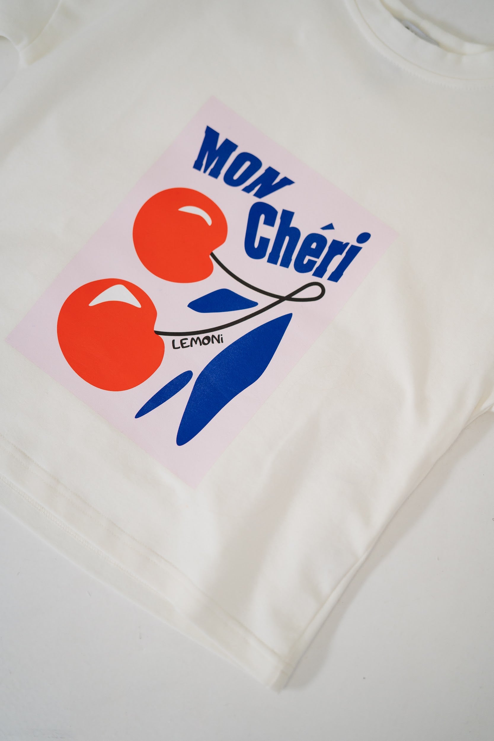 MON CHÉRI Oversized T-Shirt for Kids – Playful French-Inspired Style