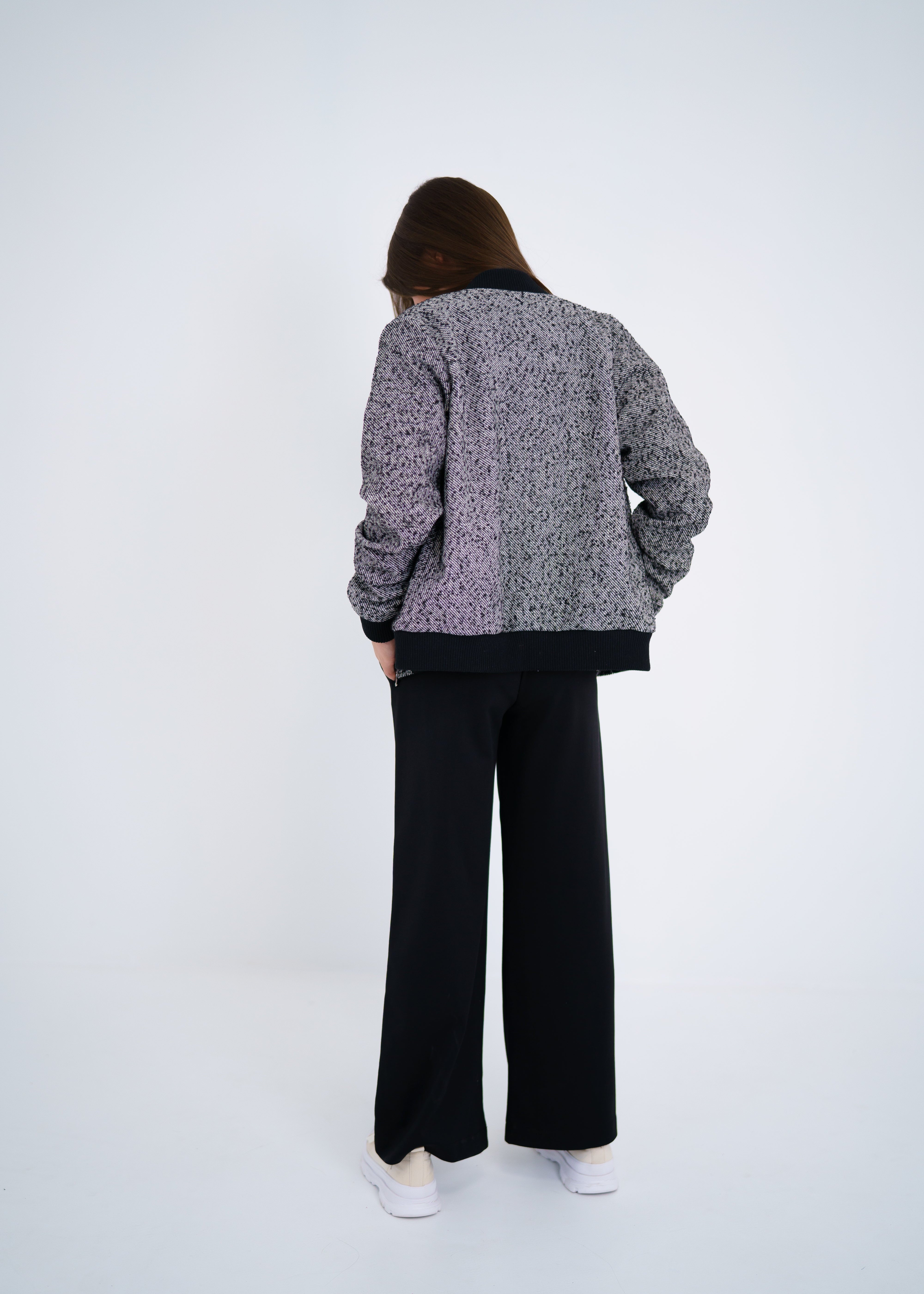 Relax-fit jersey pants for girls - black - Lemoni Boutique