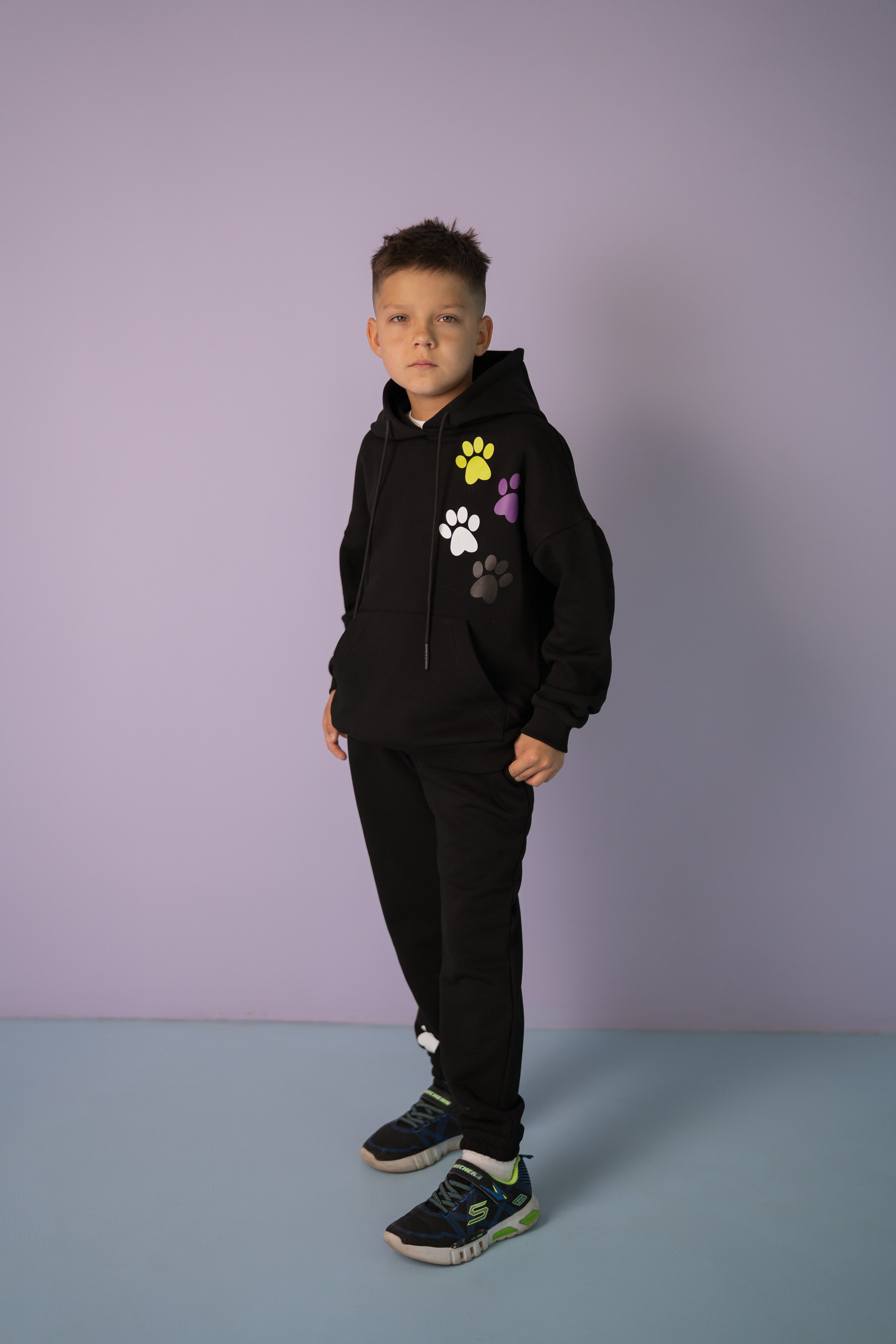 Pants unisex "Walk with Me" - black - Lemoni Boutique