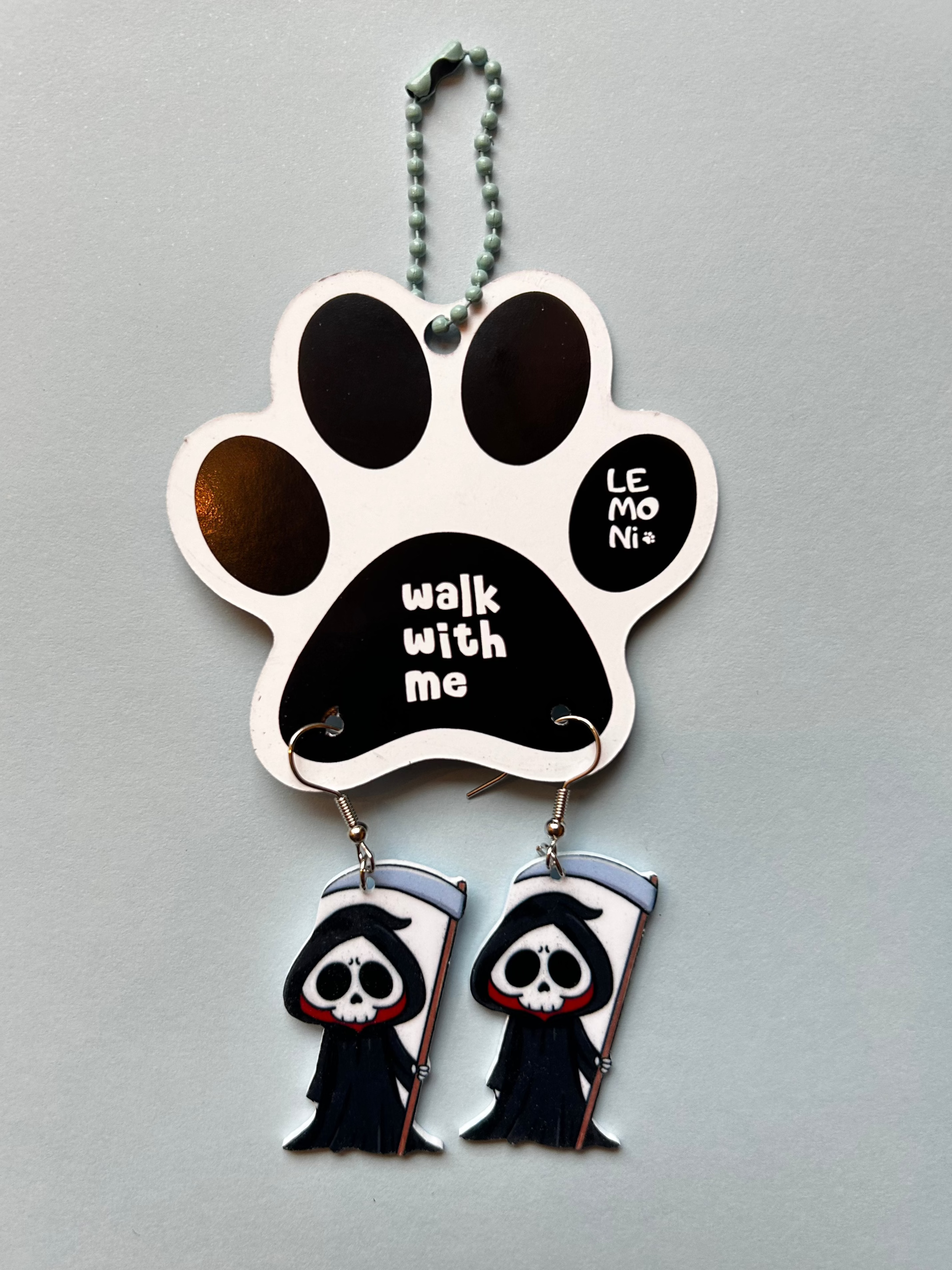 Earrings for girls - Death - Lemoni Boutique