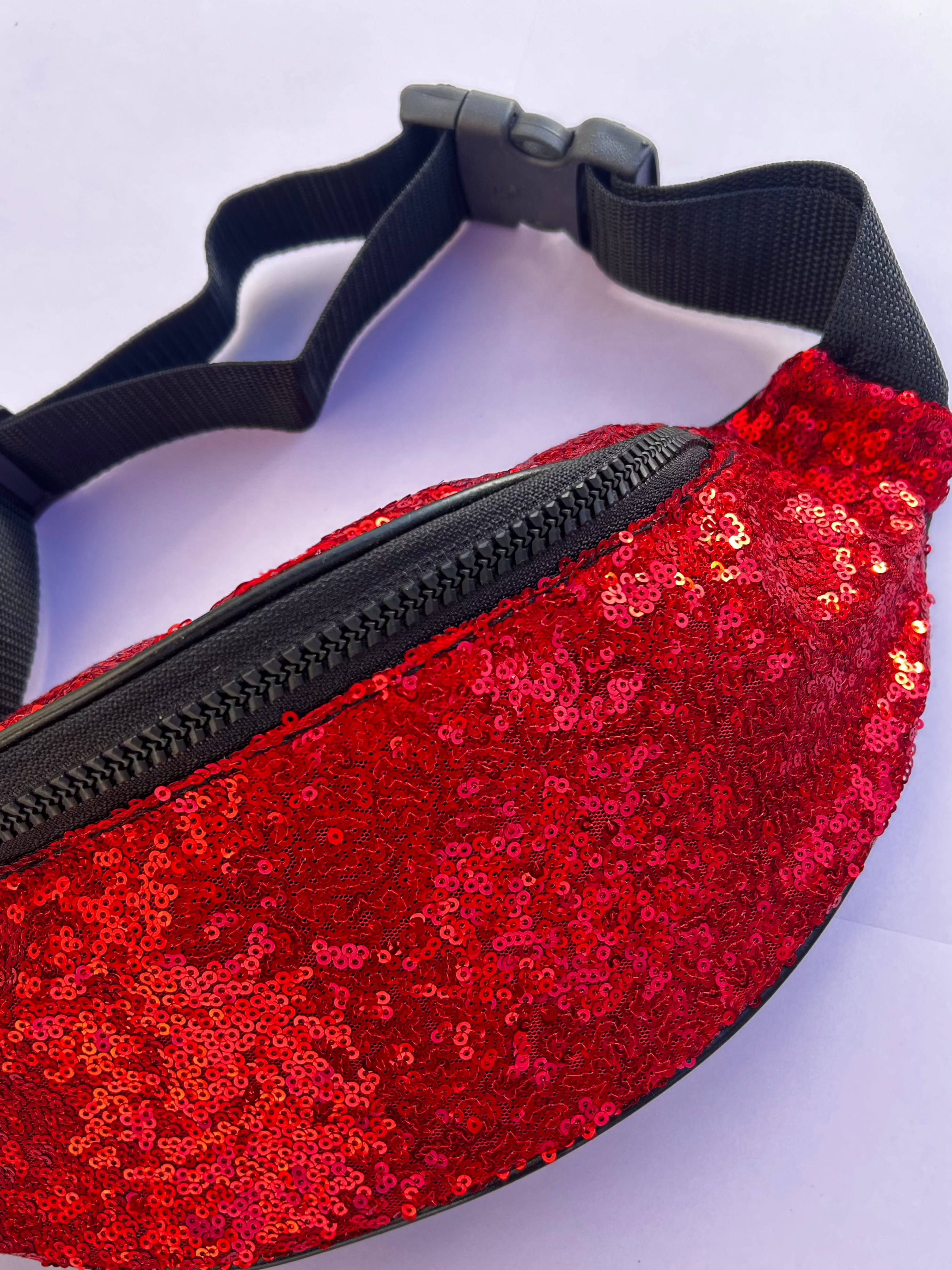 Waist bag sequined - cross body bag - Lemoni Boutique