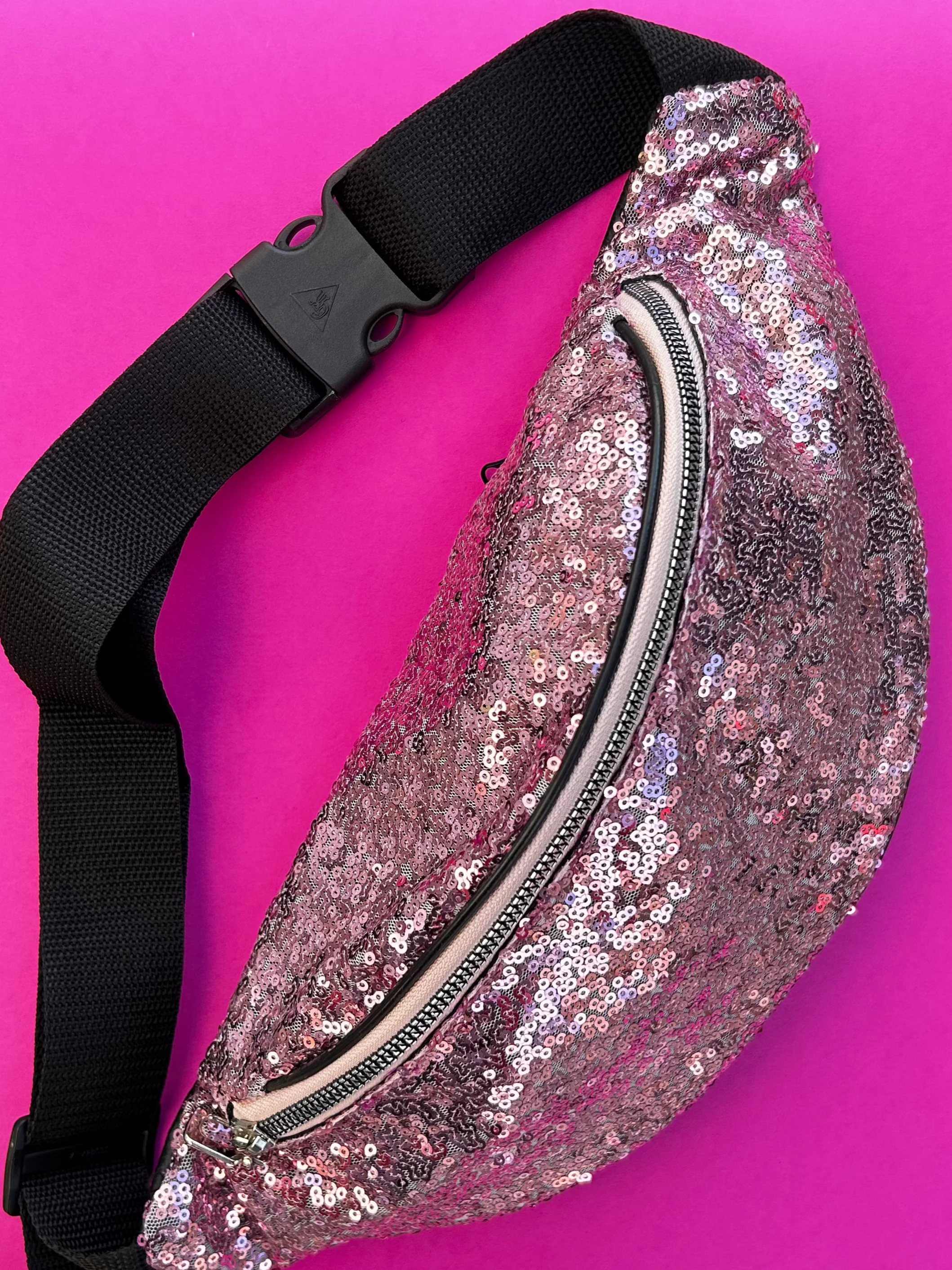 Waist bag sequined - cross body bag - Lemoni Boutique