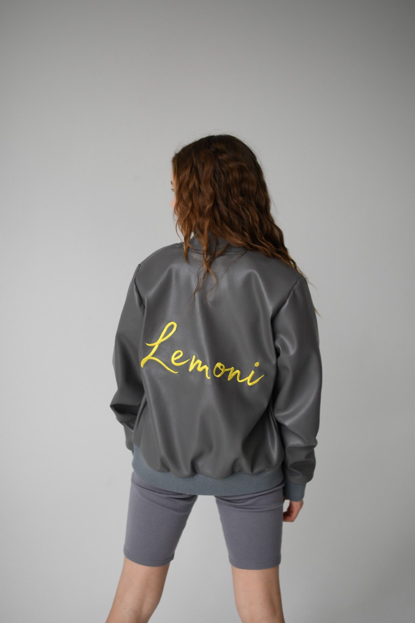 Faux-Leather Jacket for girls Lemoni
