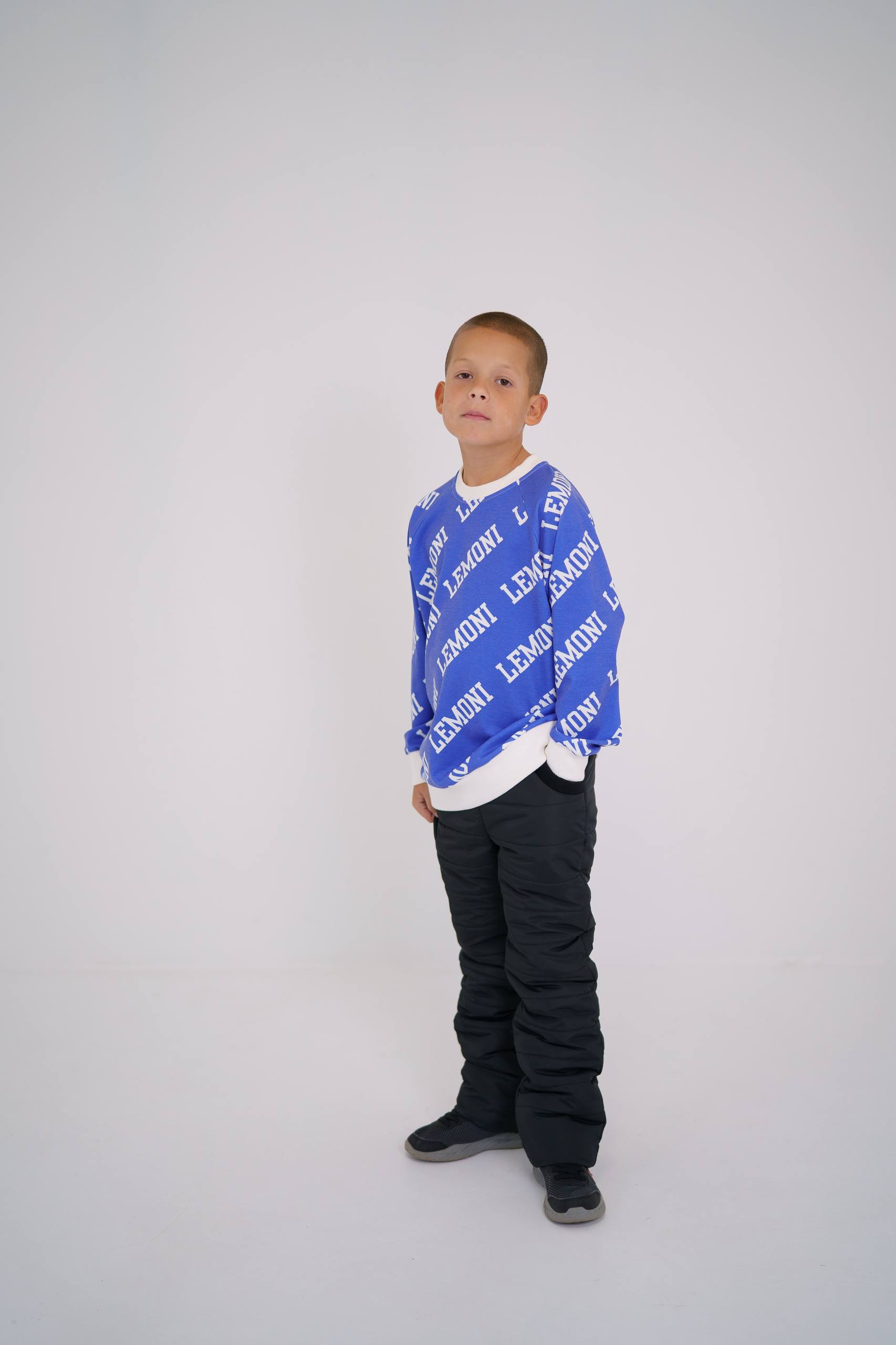 Winter pants for boys and girls - black