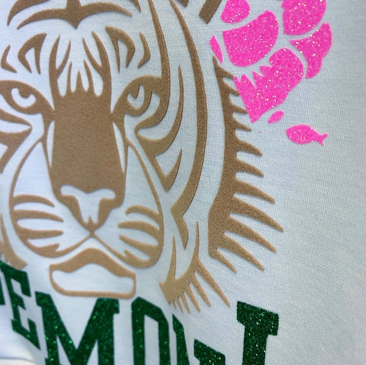 Свитшот с тигром Pink Rose lemoni