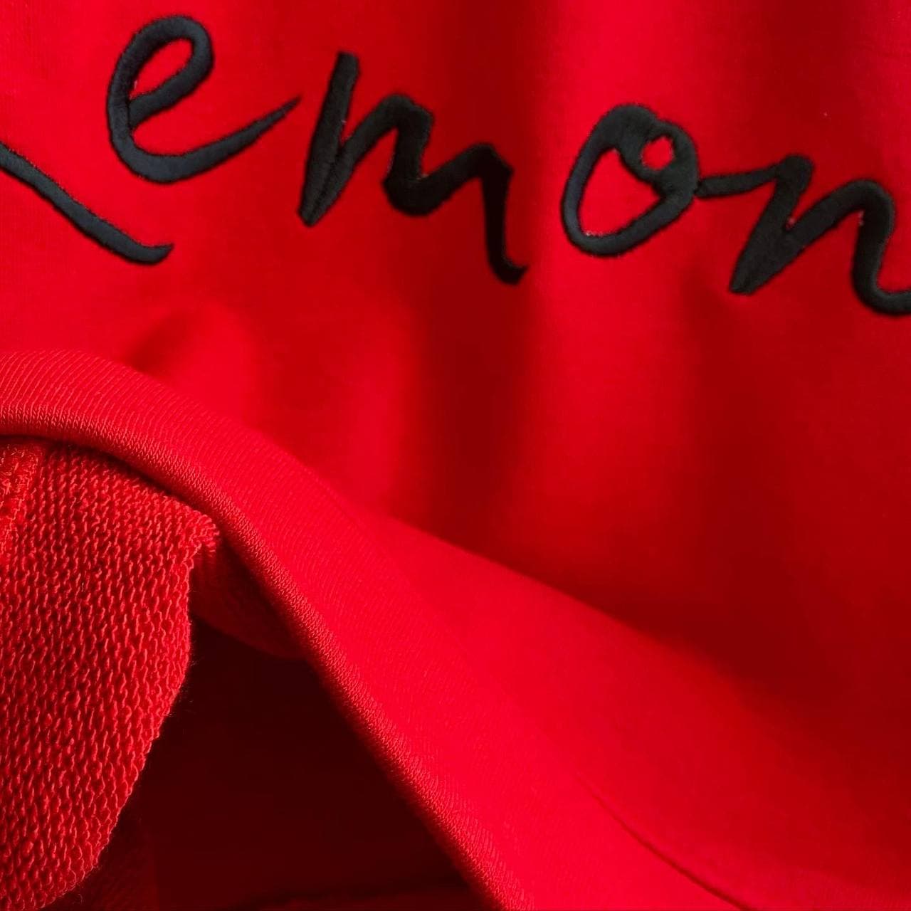 Спортивный костюм свитшот и штаны карго Lemoni красный