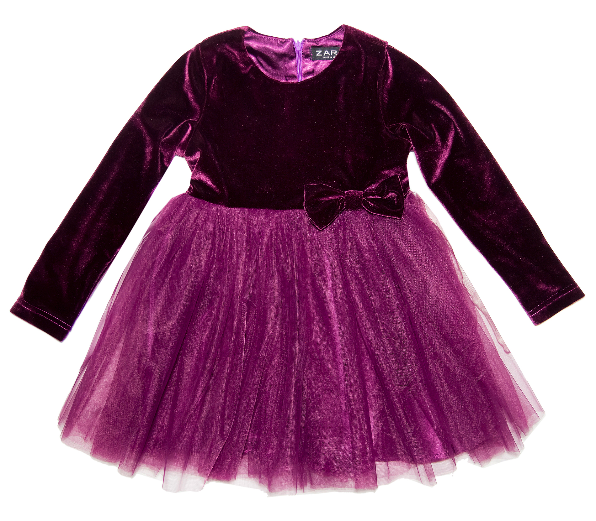 Детское велюровое платье Zara